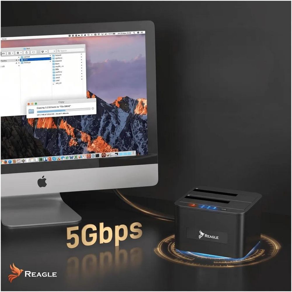 Reagle RDOC52 – USB 3.2 schnelle Datenübertragung und komfortable Bedienung
