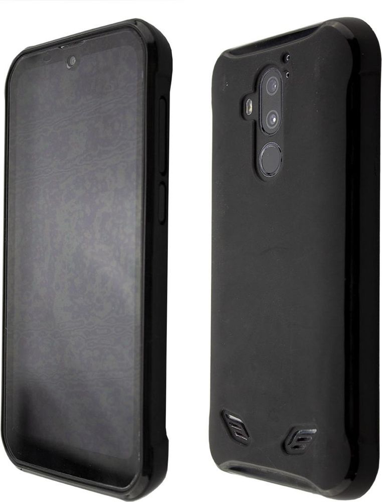 caseroxx Schutz-Hülle TPU-Hülle kompatibel mit Gigaset GX290 / GX290 Plus, Gummi Handy Tasche schwarz