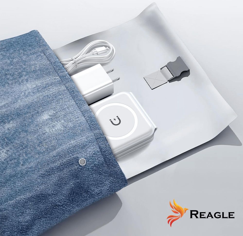 3-In-1 Wireless Ladestation Kabellose Faltbar Induktives Ladegerät Magsafe Qi 15W Kompatibel Mit Apple Iphone 16, 15 Airpods  Smartwatch, Ladeständer Reagle