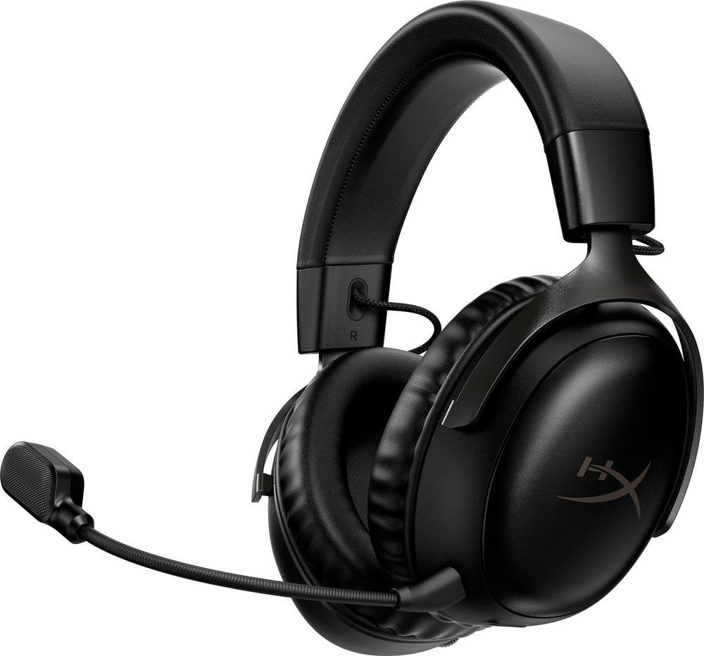 HP HyperX Cloud III Wireless – Gaming-Headset, Verkabelt & Kabellos, Gaming, Kopfhörer, Schwarz