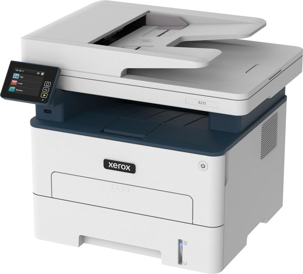 Xerox B235 - Multifunktionsdrucker - s/w - Laser - A4/Legal (Medien) - bis zu 34 Seiten/Min. (Drucken) - 250 Blatt - 33.6 Kbps - USB 2.0, LAN, Wi-Fi(n), USB 2.0-Host