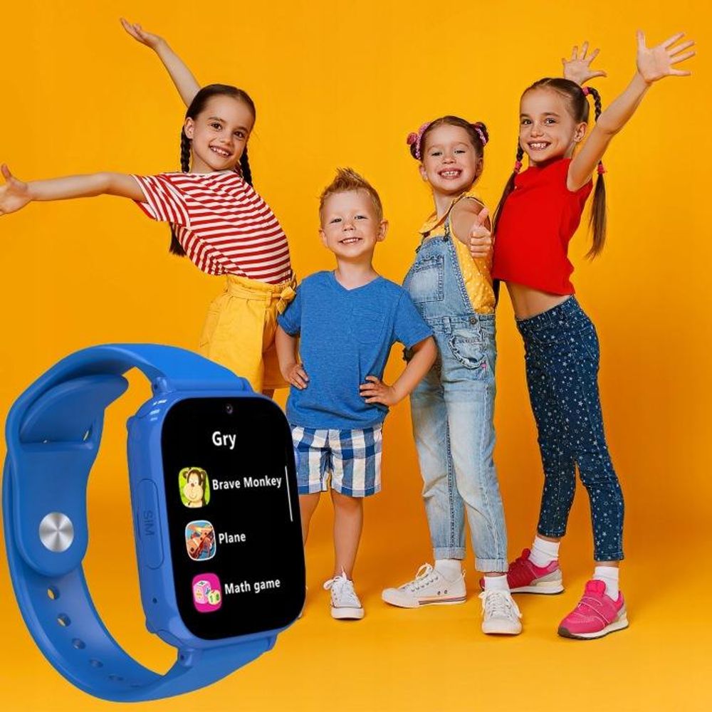 Forever Smartwatch GPS WiFi 4G Bambini Look Me! 3 KW-520 blu