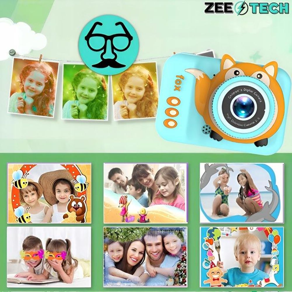 Digitale Kinderkamera 40Mp Spielkamera Mit Spielen + 32Gb Karte