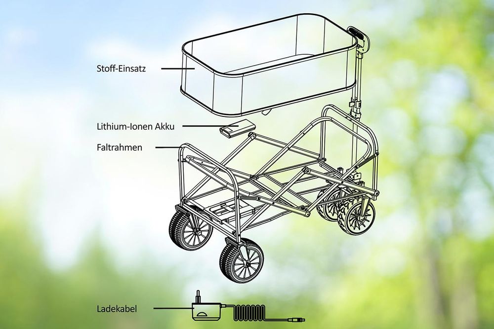 Falko Elektrischer Bollerwagen
