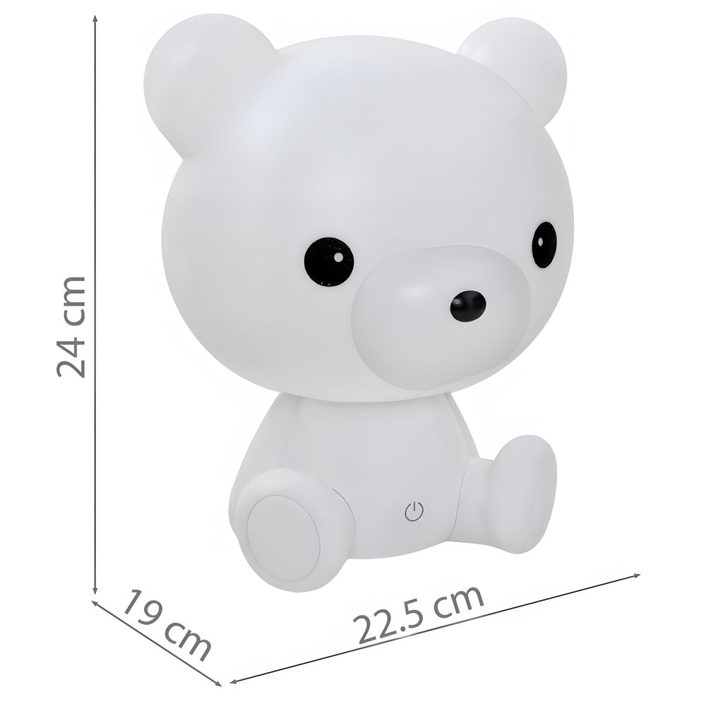 Dimmbares LED Nachtlicht, USB-Aufladbar Schlaflicht, Schrankleuchte, Nachtlampe für Treppen, Schlafzimmer und Kinderzimmer, Warmweiß Weiß Retoo