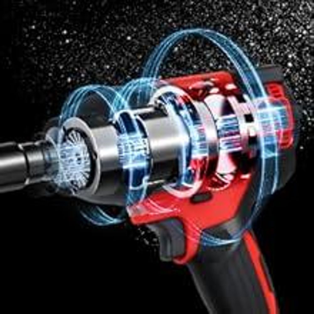 TEENO Clé à Choc Sans Fil 700 Nm 1/2", 20V Brushless avec 2 Batteries 4000mAh, 4 Douilles (17/19/20/21mm), Tête Pivotante 180° & 90°, Chargeur Rapide