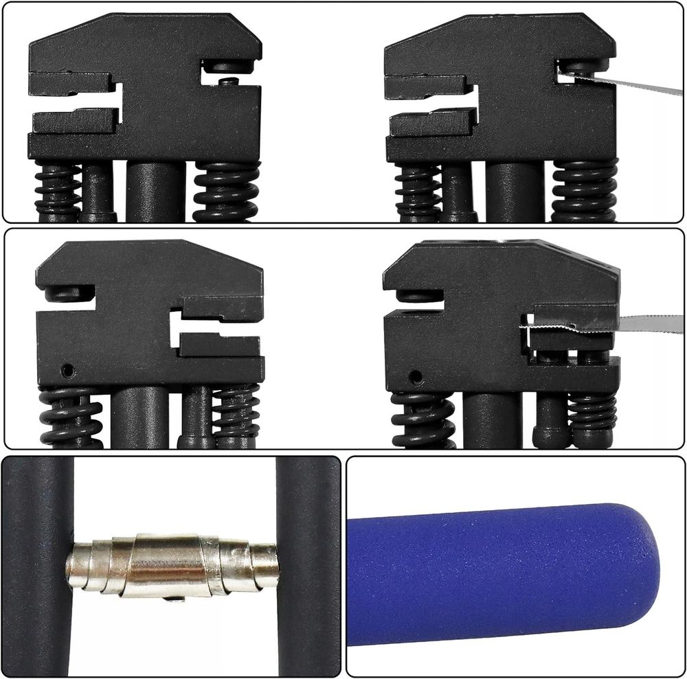 LUXTOM | Kombinierte Absetzzange, für Bleche 5mm, Lochzange, Falzzange, Karosseriezange, Blechbiegemaschine, Blechlocher