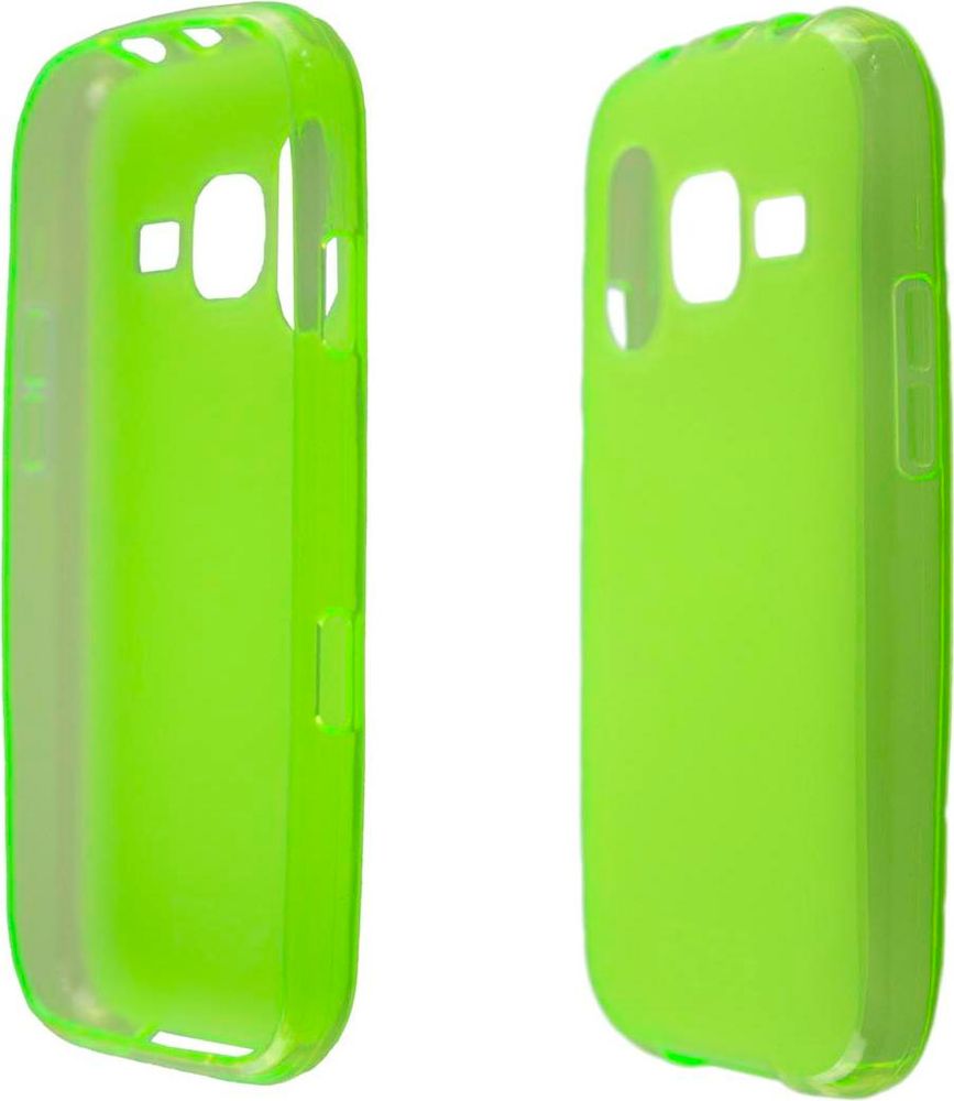 caseroxx Schutz-Hülle TPU-Hülle kompatibel mit Doro Primo 218 / 368, Gummi Handy Tasche grün – Frontalansicht