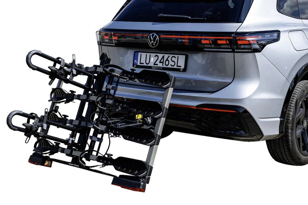 Inter Pack New Spider 4 - Anhängerkupplungs-Fahrradträger für 4 Fahrräder