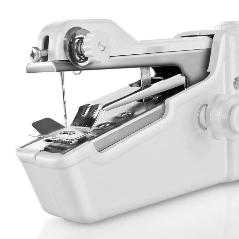 Nähmaschine Mini Elektrische Tragbare Handnähmaschine Einfach Bedienen Mini-Nähmaschine Handheld Nähen Reise-Nähset Nähset Hand Sewing Machine Retoo