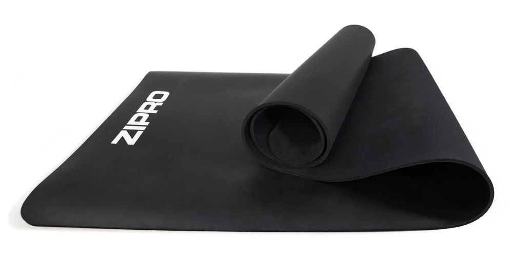 ZIPRO Yogamatte Naturkautschuk (Natural Rubber) – Extrem Rutschfeste Profi Sportmatte 6mm dick Inkl. Tragegurt Ökologische Fitnessmatte für Yoga