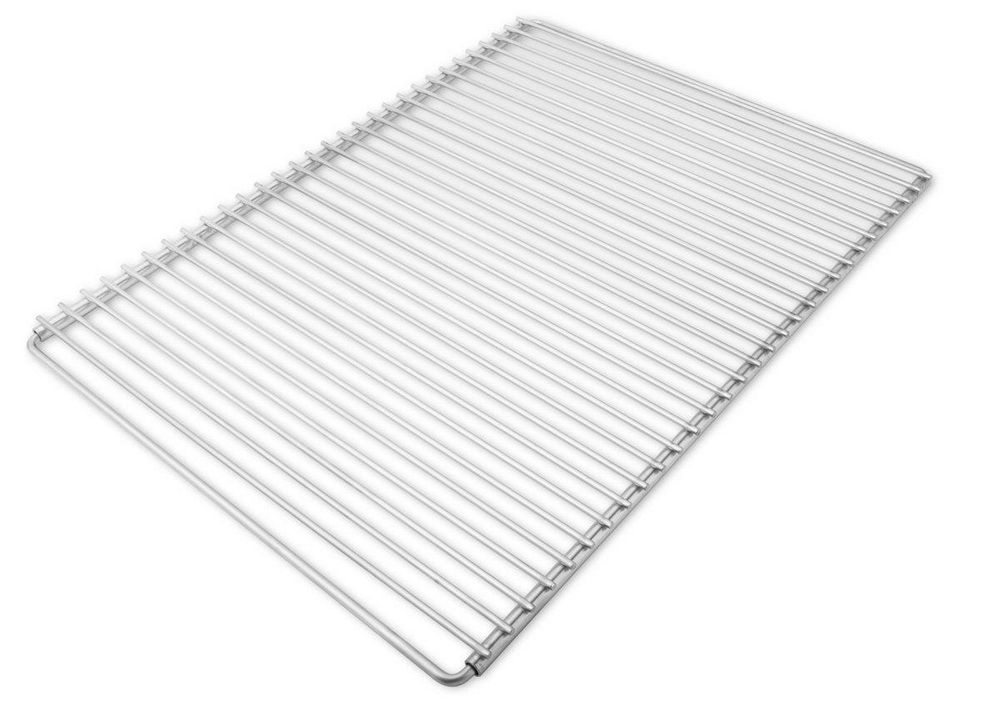 Regulowany ruszt grillowy ze stali nierdzewnej 60–70 × 45 cm bez uchwytów – widok główny