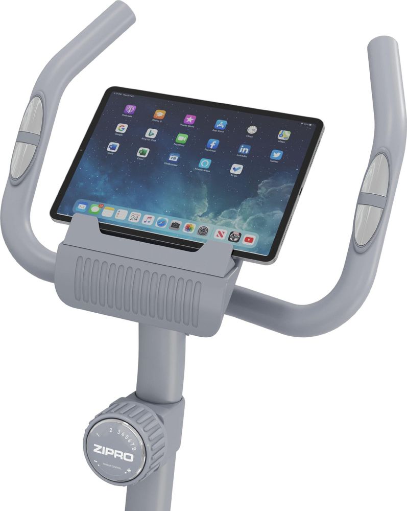 Zipro Heimtrainer Fahrrad Beat DC – Magnetisches Fitnessbike für Zuhause Kompakt Leise mit 8 Widerstandsstufen LCD Computer, Pulsmessung Verstellbarer