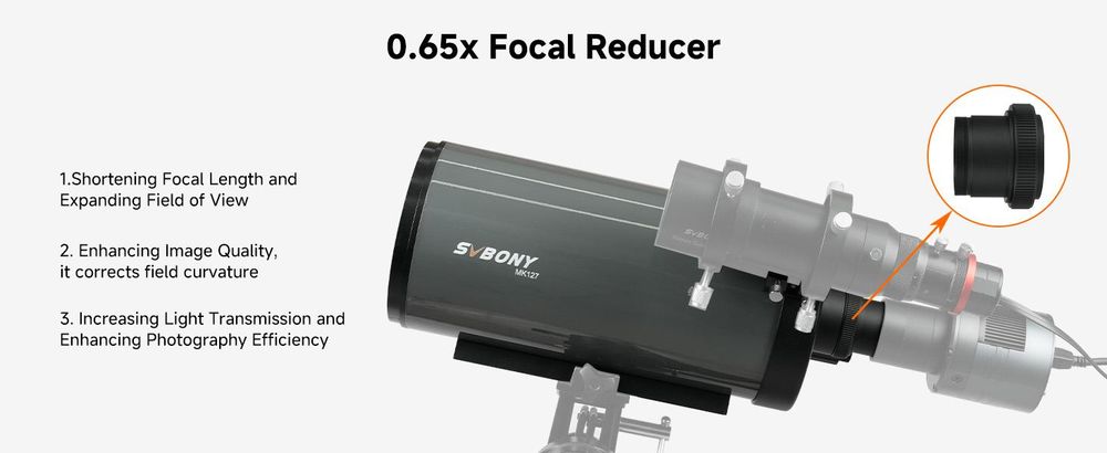 SVBONY MK127 Teleskop Maksutov-Cassegrain, katadioptrický teleskop pre astronómiu, 127 mm f/11,8, prenosná konštrukcia pre pozorovanie Mesiaca a planét