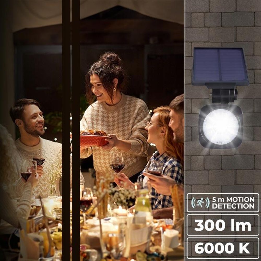 Lampa solarna LED SUNARI FLS-25 z atrapą kamery