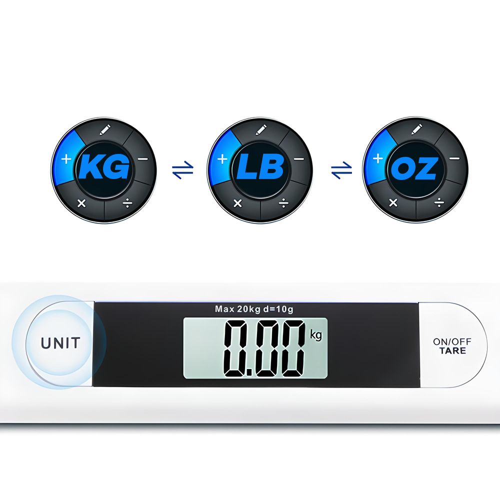 Babywaage Digital Kinderwaage bis 20kg Stillwaage Säuglingswaage Neugeborene Digitalwaage Baby Flach Waage Tierwaage LCD Display Stubenwagen Retoo
