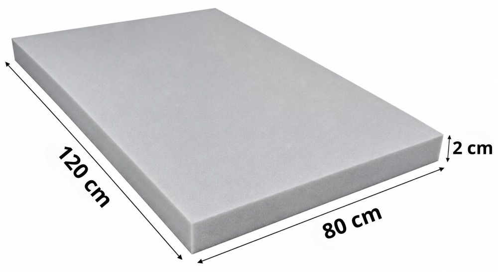 Paletten Schaumstoff RG25/44 Europalette Palettenkissen 80cm x 120cm x 9cm