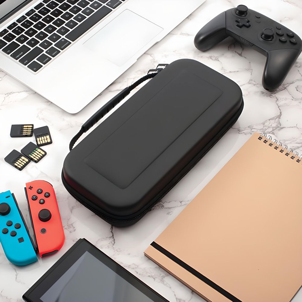 Tasche Kompatibel mit Nintendo Switch/Nintendo Switch OLED Zubehör Tragetasche mit Mehr Platz Hülle Case Schutzhülle Spielkonsolen-Taschen Retoo