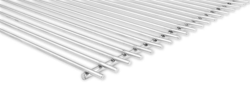 Griglia in acciaio inox 50 × 45 cm – dettaglio costruttivo