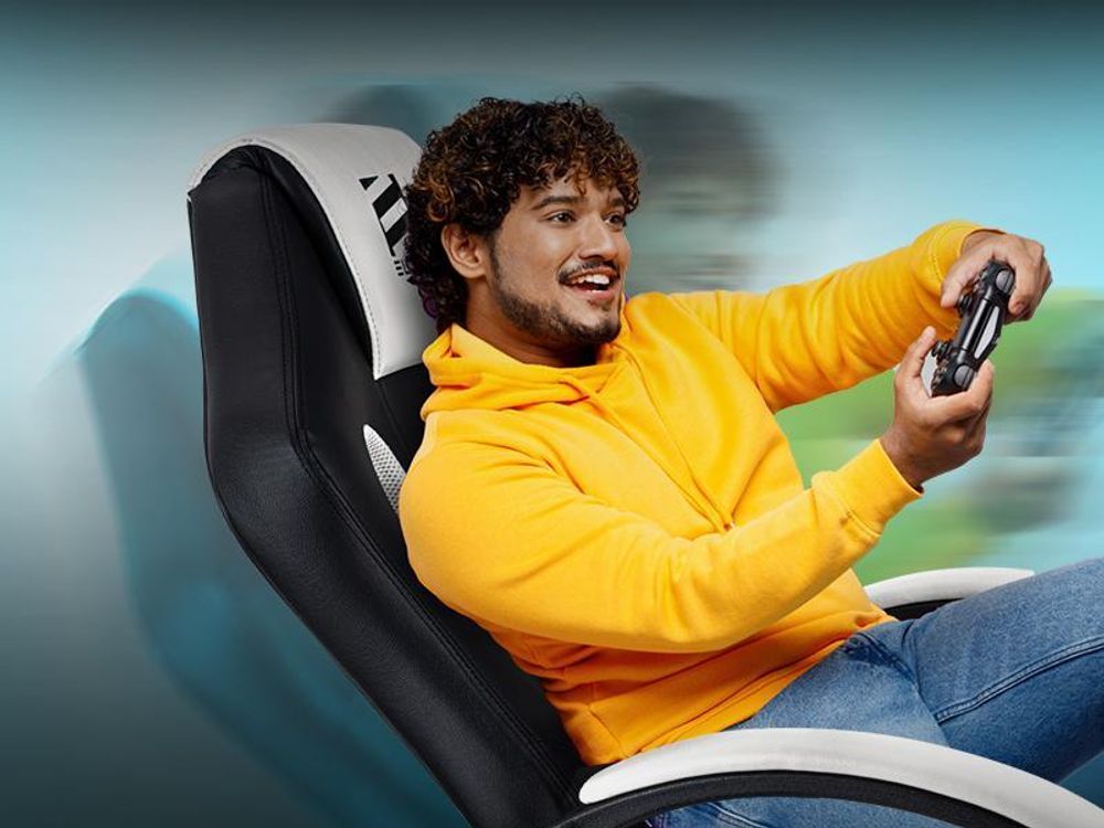 Elite Gaming Stuhl EXODUS | Bürostuhl Ergonomisch - Schreibtischstuhl - PC Gamer Racing Stuhl - Gaming Sessel - Computerstuhl - Belastbar bis 150 kg
