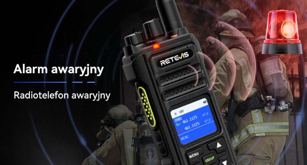 Retevis NR630S Walkie Talkie Dalekosiężne, wodoodporne radiotelefony dla dorosłych, IP67, 2800 mAh, redukcja szumów AI, LCD dla logistyki