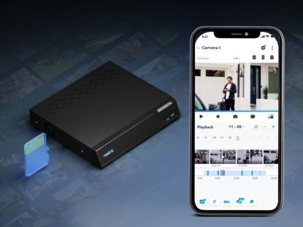 Reolink E1 Outdoor, 2K+ 5MP PTZ 2.4/5G WiFi venkovní sledovací kamera, detekce osob/vozidel/zvířat, automatické sledování, zoom, barevné noční vidění, černá barva