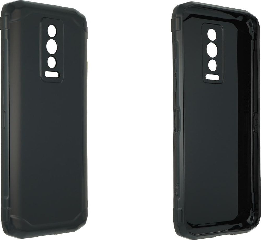 caseroxx Schutz-Hülle TPU-Hülle kompatibel mit Doogee Blade 10 / Pro / Ultra, Gummi Handy Tasche schwarz