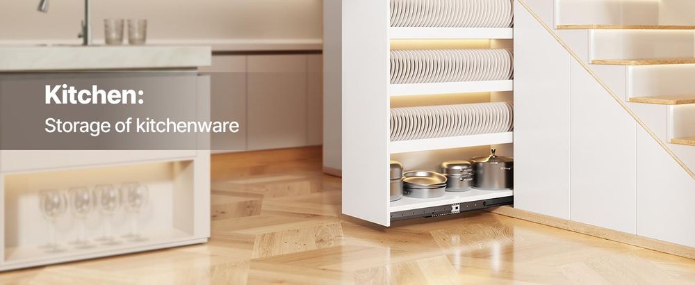 VEVOR Unterbau-Schubladenschienen, 32 Zoll, Vollauszug Kugellager Untertreppen-Schrankgleitschienen, 260 LB Tragfähigkeit Schwerlast-Untertreppen-Schrankgleiter, für DIY-Ersatz, Schwarz, 101,6 cm