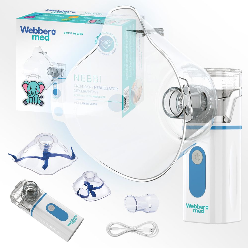 Tragbarer Mesh-Vernebler Webber Med NEBBI