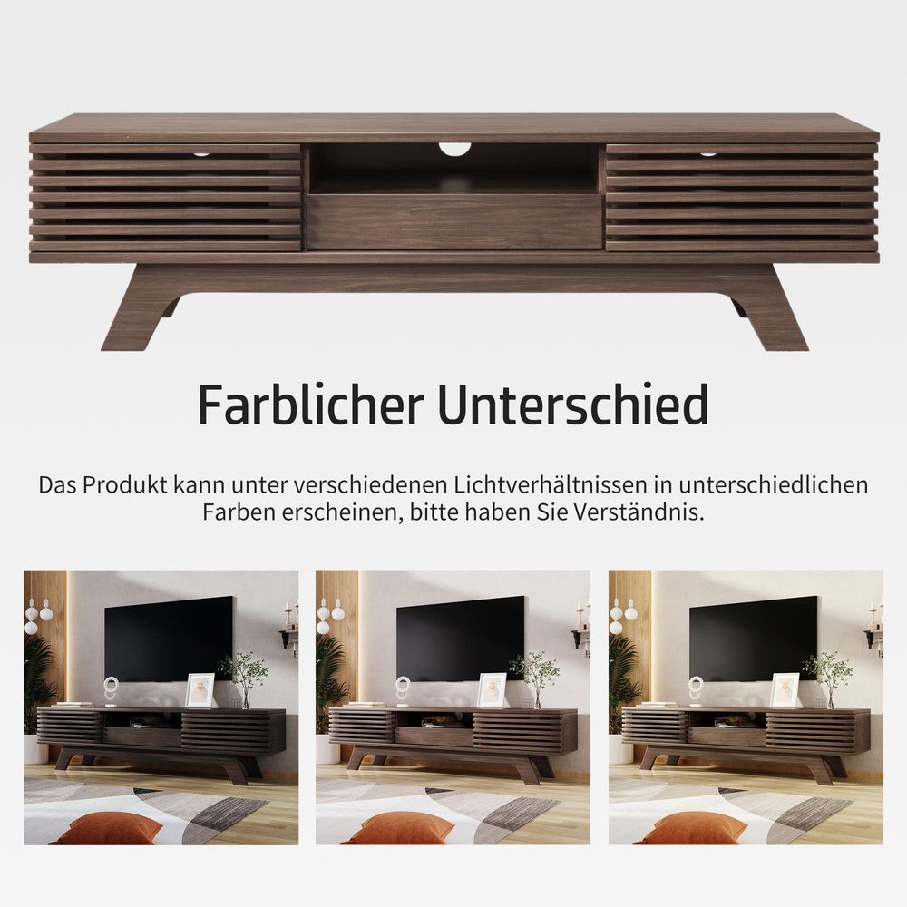 Fernsehtisch im Vintage-Stil mit Stauraum