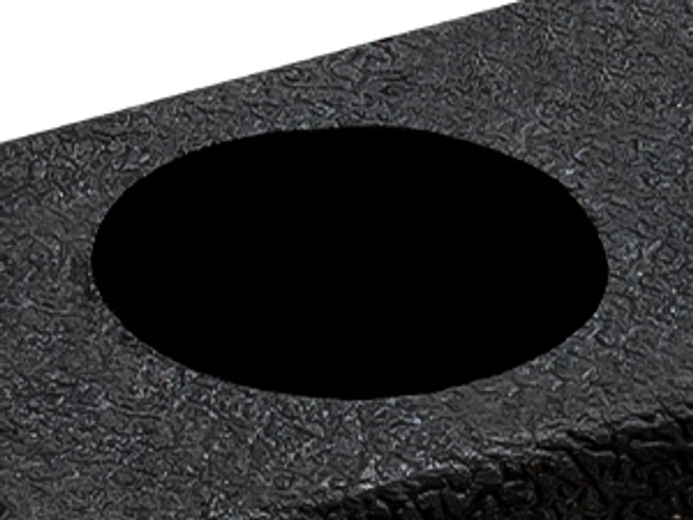 Wiltec Radstopper 56 x 15 x 10 cm, 2x Einparkhilfe aus Gummi, Parkplatzbegrenzung mit gelben Reflexionsstreifen & Schraubrillen, Parkplatzsperre für Garage