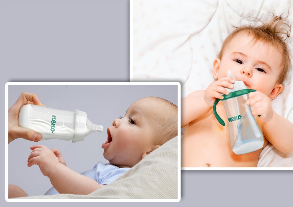 Butelka Neno Bottle 300 ml – do karmienia i nauki samodzielnego picia