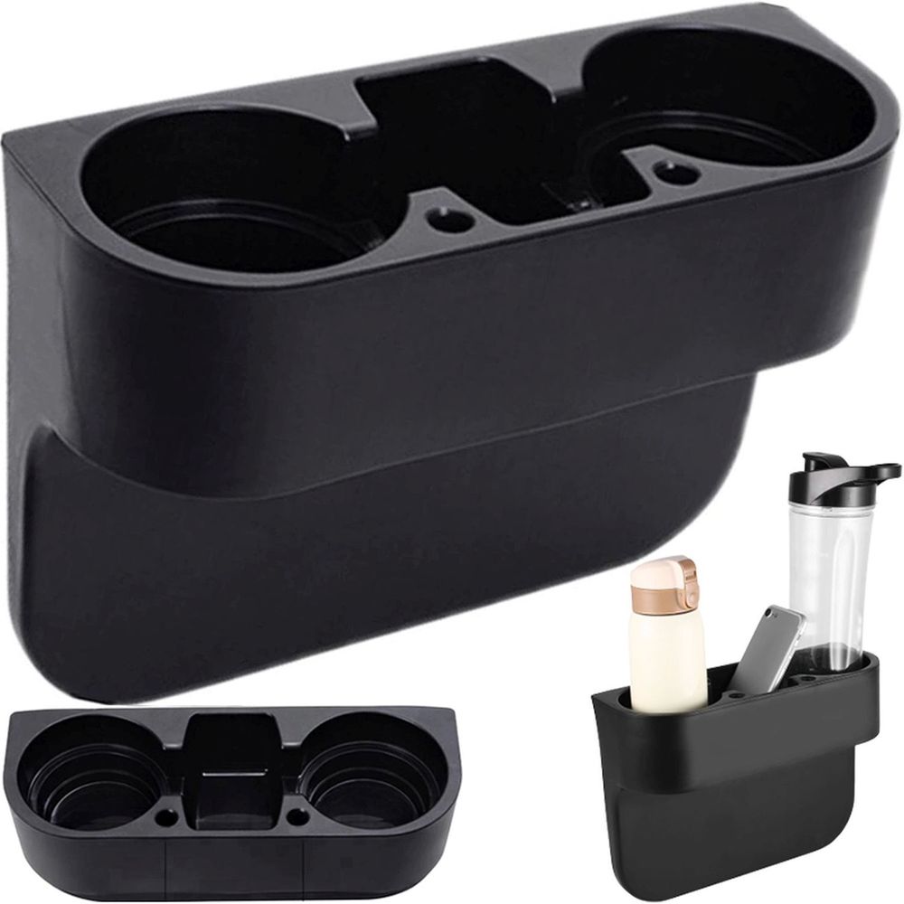Dosenhalter Flaschenhalter für Auto Getränkehalter Universal Becherhalter KFZ Halter Lüftung LKW Cup Holder Wohnwagen Dosenhalterung Schwarz Retoo
