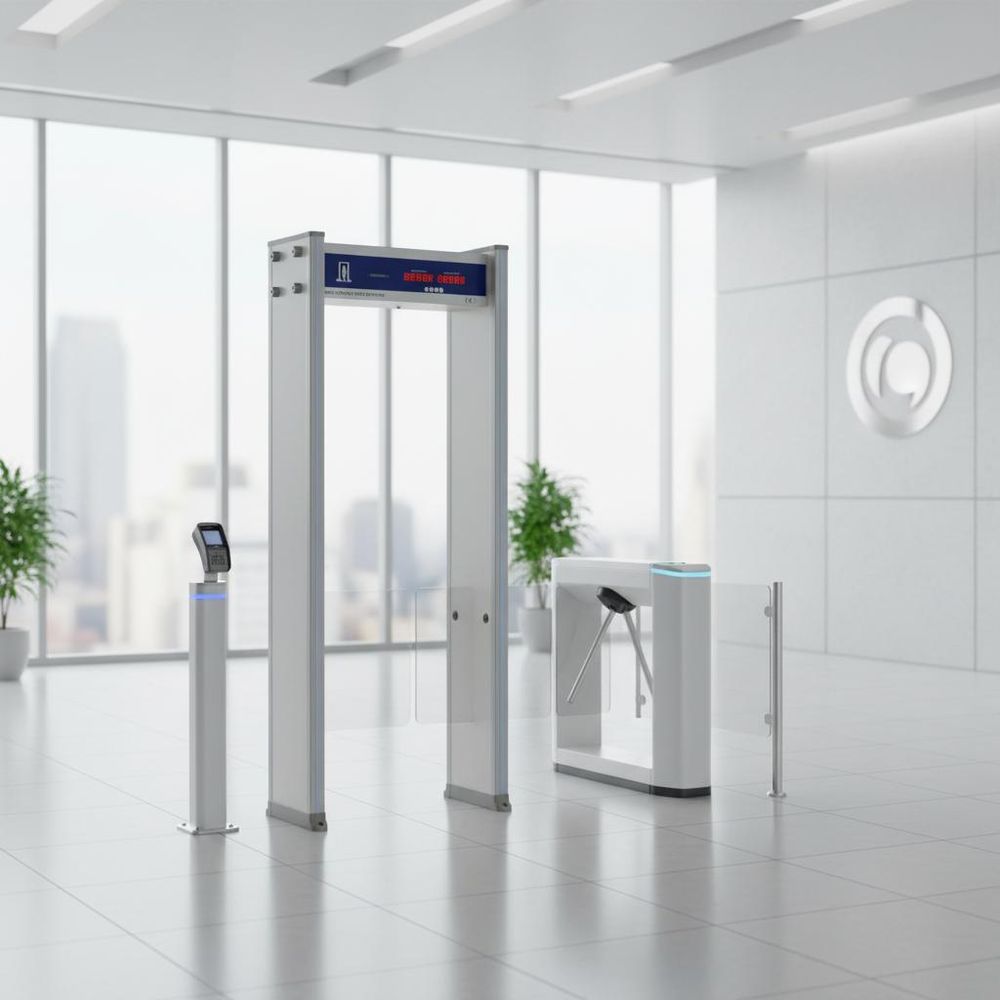 Portique détecteur de métaux Z-400M avec écran numérique et sensibilité réglable