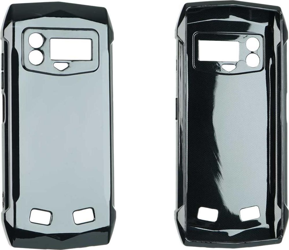 caseroxx Schutz-Hülle TPU-Hülle kompatibel mit Doogee Smini, Gummi Handy Tasche schwarz