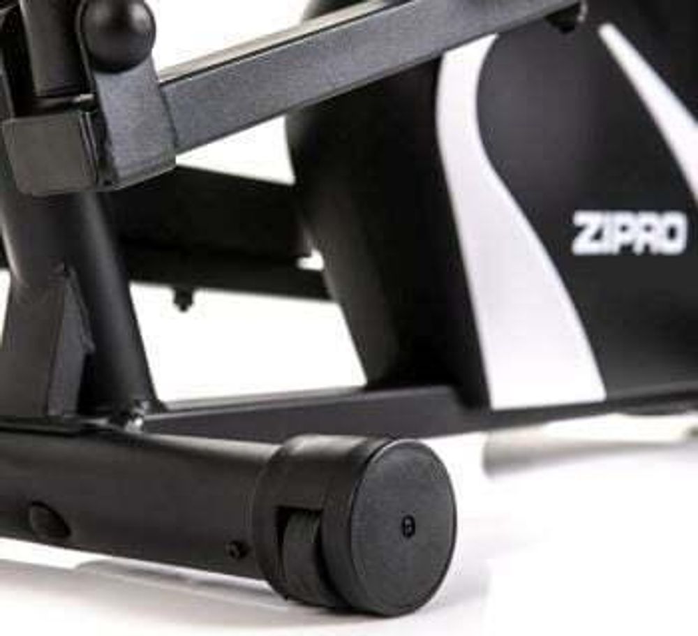 Zipro Magnetický eliptický trenažér Shox RS, nosnost 120 kg, 8 úrovní odporu, měření tepu, černý