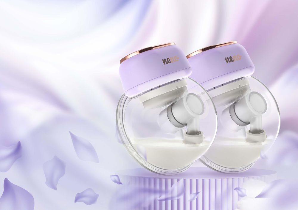 Neno Sole Twin Bezprzewodowy muszlowy elektroniczny laktator