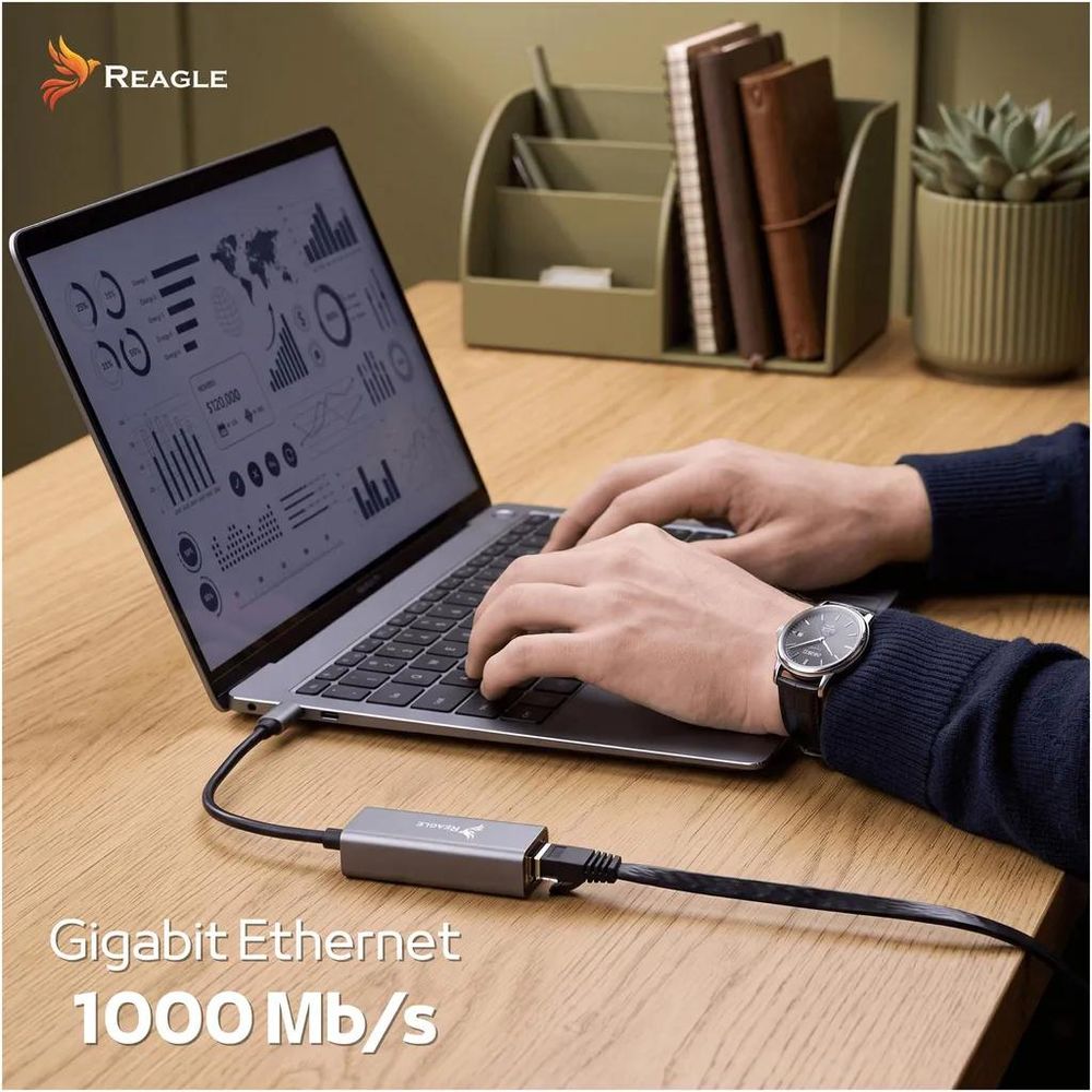 Reagle RYCRJ5 – Gigabit-Ethernet-Verbindung über USB-C und RJ45