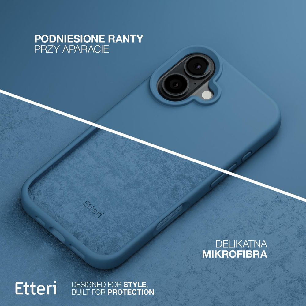 Nakładka Etteri Silicone Case do Samsung Galaxy S24 Plus czarna