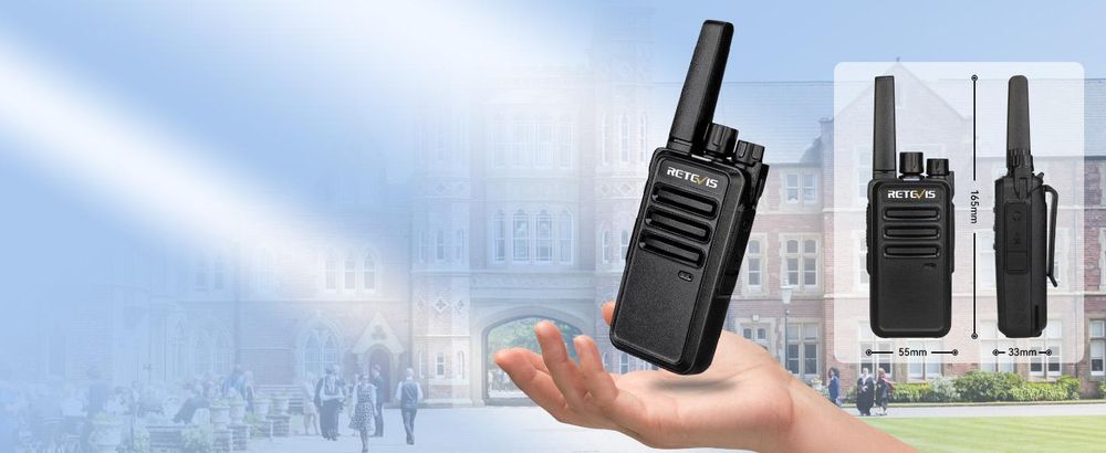 Retevis RT668 Funkgeräte mit 10-in-1 Ladegerät, Effizientes Laden, Abnehmbare Steckplätze, Walkie Talkie Erwachsene für Schule, Esszimmer(10 STK)
