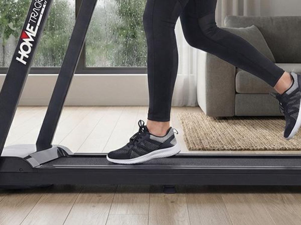 Miweba Sports Profi Laufband HT500 | Elektrisch - Klappbar - Tablethalterung - Training Zuhause - LCD-Display - Extra breite Lauffläche (Schwarz)