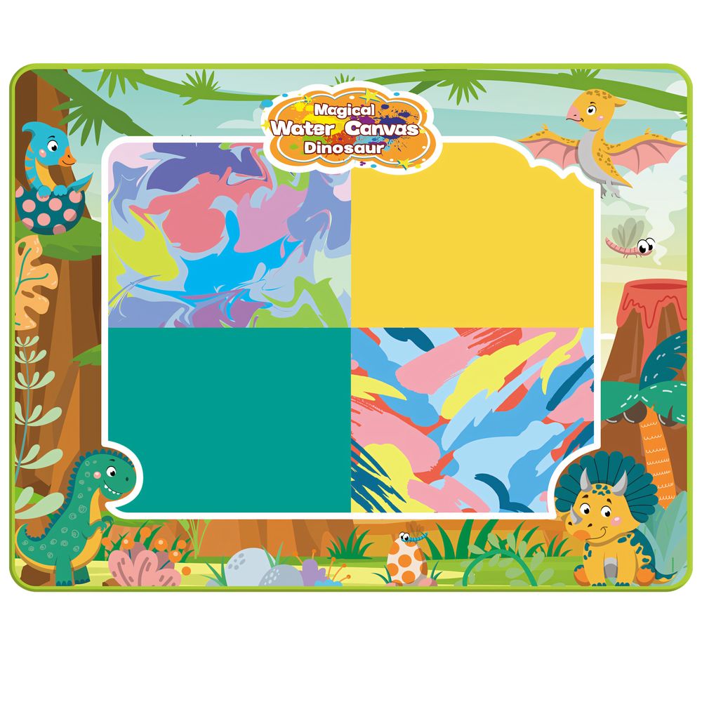 Malbücher Magic Wasser Doodle Matte XL 100x80cm 21-tlg satz, Wasserstiften, Wiederverwendbare Malmatte für Kinder, fleckenfreier Malspaß - Retoo