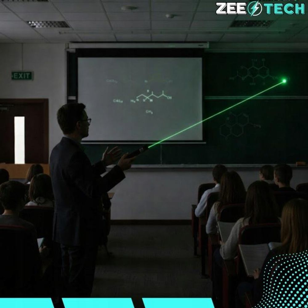 Grüner Laserpointer, starker Laser, 200 m Reichweite, USB-C Aufladung