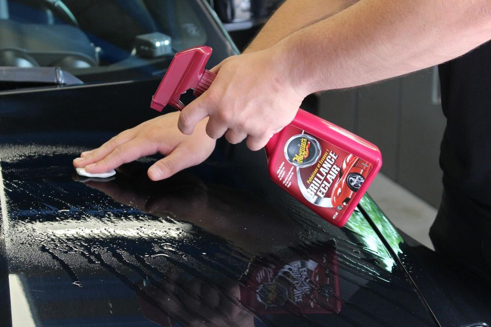 Meguiar's G1116EU Quik Clay Detailing System - Starter Kit Lackreinigungsset, 473ml + 80g