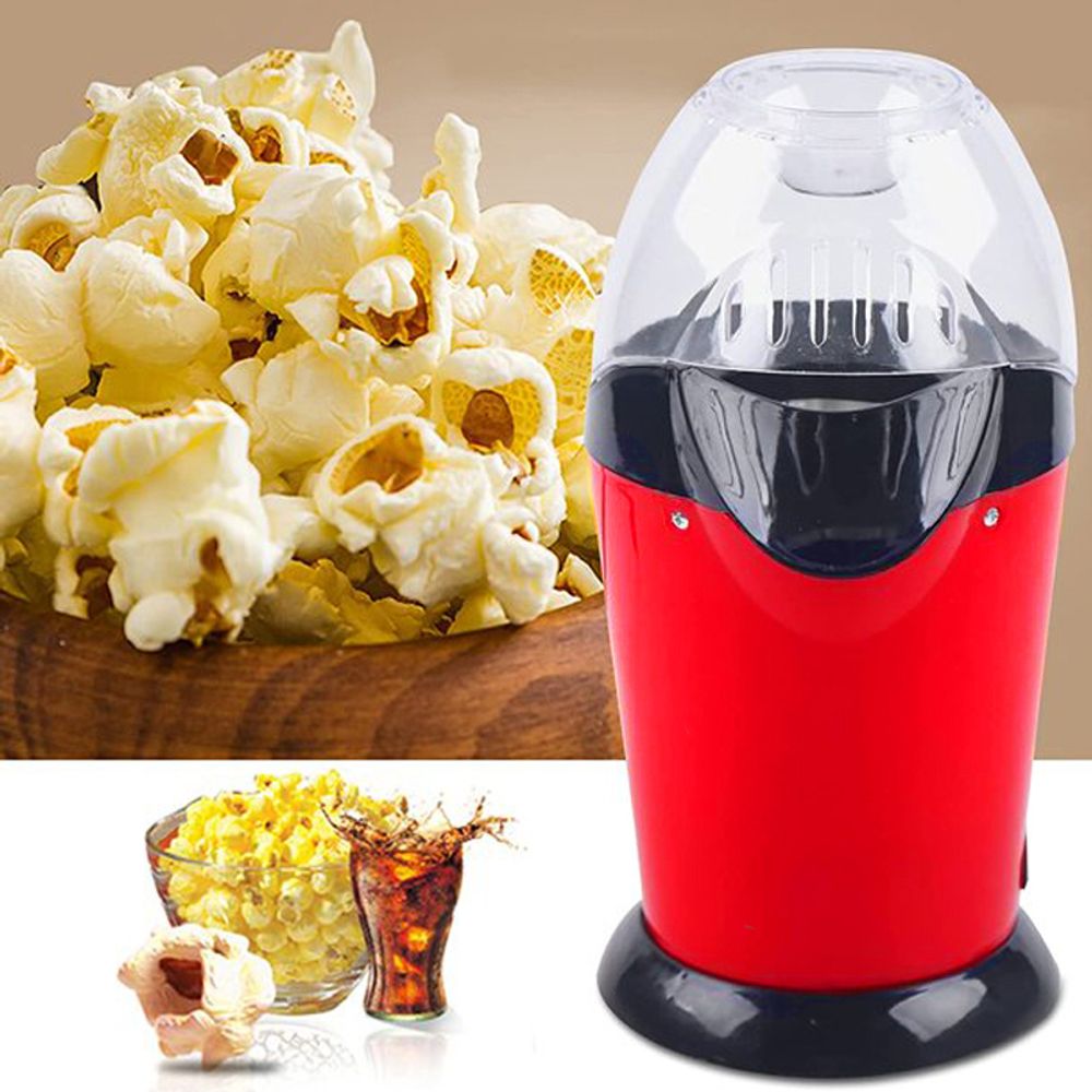 Popcornmaschine Popcorn Maker Ohne Fett Öl Heißluft Gesunder Snack Fettfrei Ölfrei Popkorn Zuhause Küchen Gadget Pop Mais Popcorn Maschine 1500W Retoo