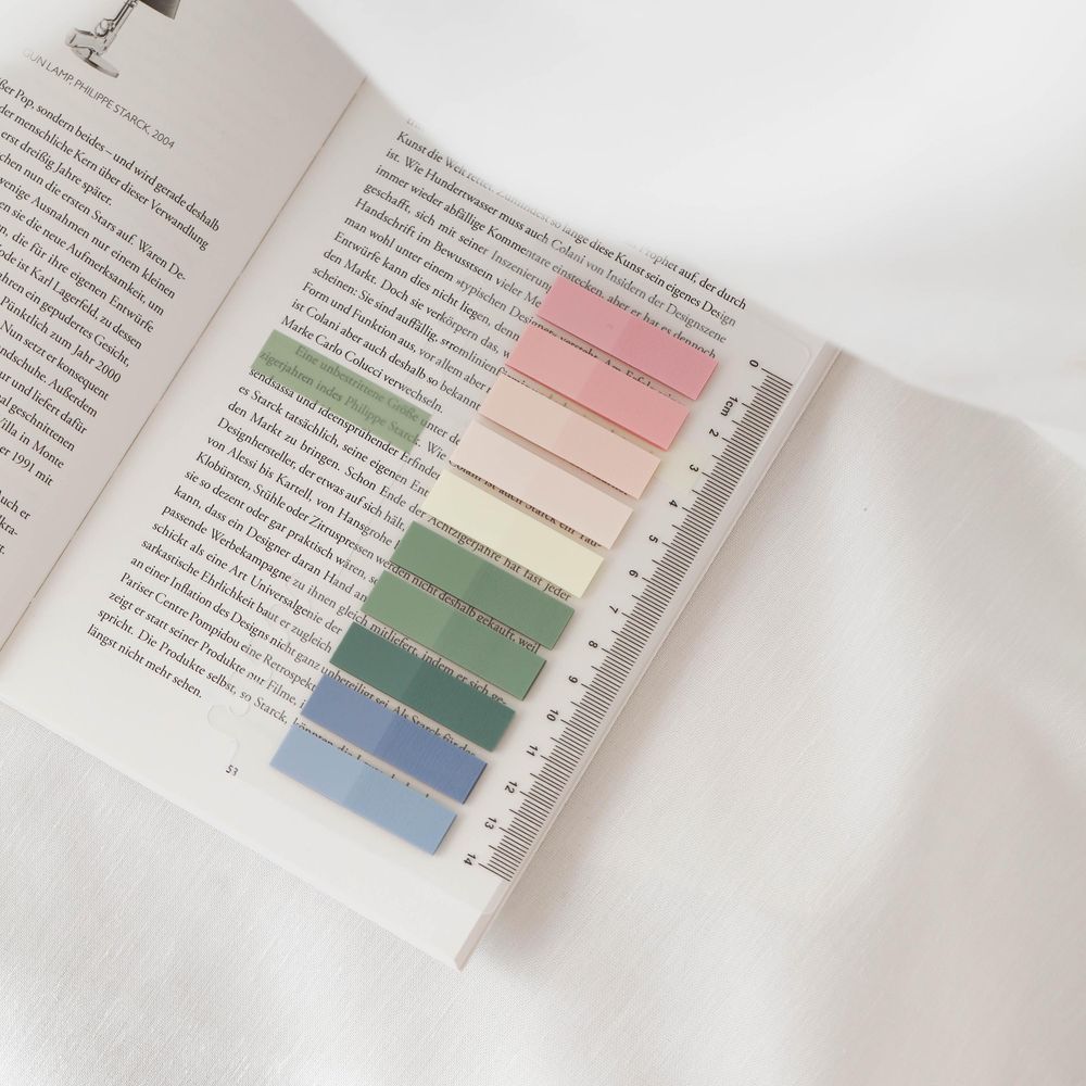 Macaron | Haftstreifen | Morandi Sticky Notes | Klebemarkierungen | Textstreifen | Haftnotizen | Sticky Tabs | Office Study School Planner