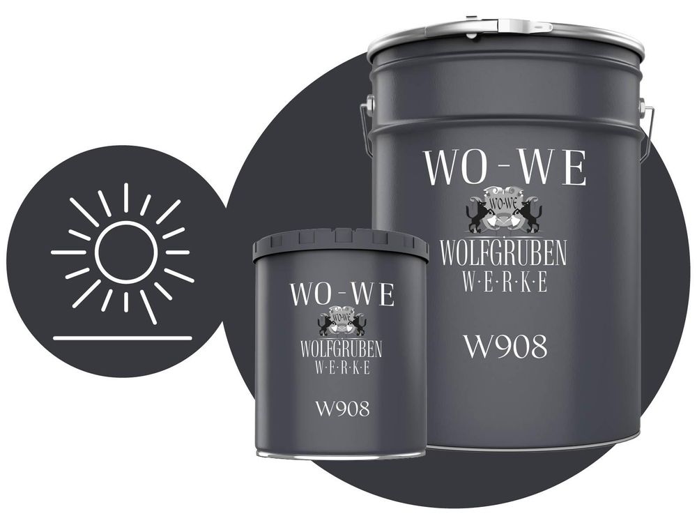 WO-WE W908 Metallschutzlack – UV-beständig und vergilbungsfrei für langanhaltende Farbe
