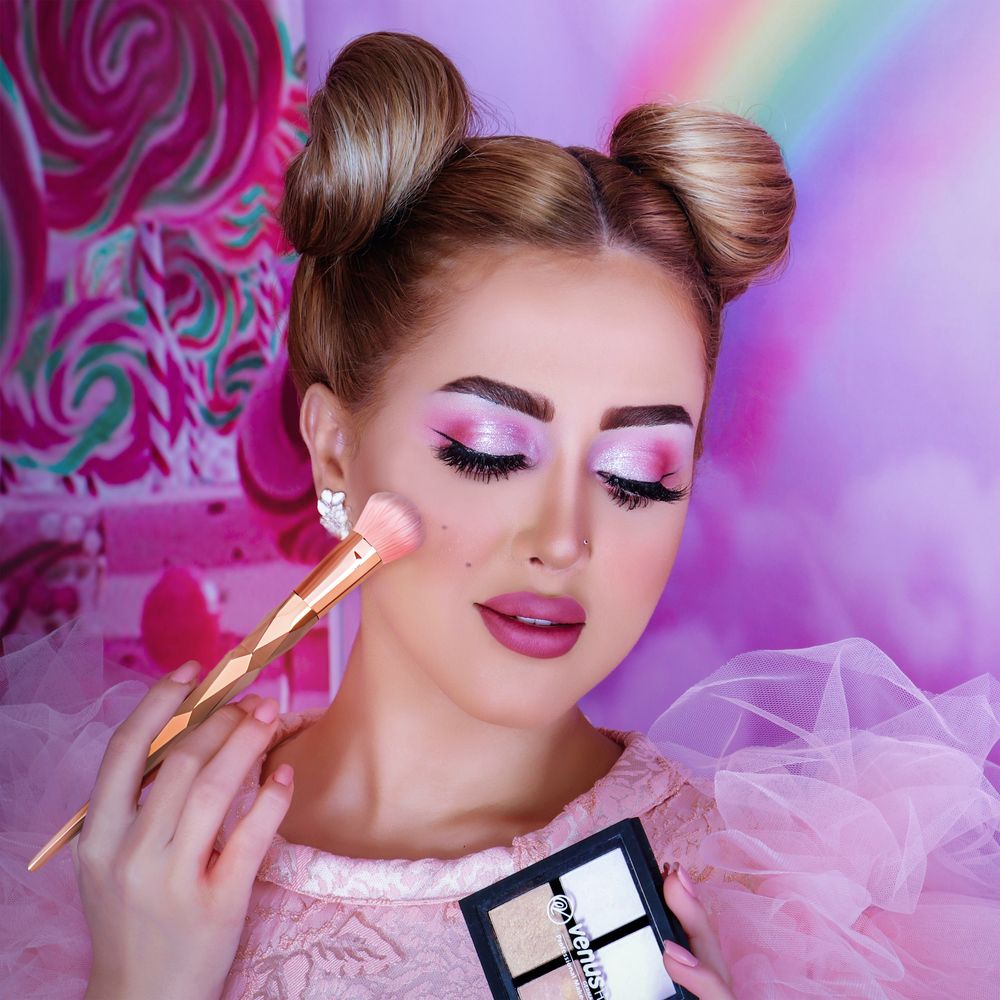 Make up Pinsel 20 Teile Pinsel Set Professionelle Kosmetik Schminkpinsel Multifunktion Kunstpinsel für Foundation Puder Rouge Lidschatten Rosa Retoo
