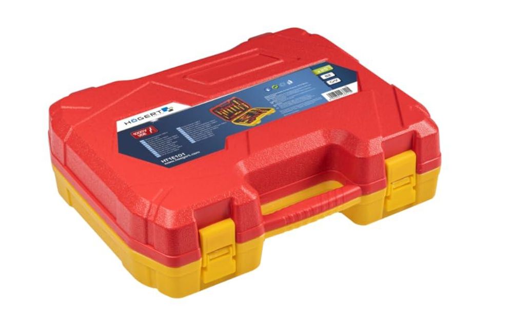 Hogert Technik Werkzeug-Set Werkzeugsatz HT1E101 Chrom-Vanadium-Stahl