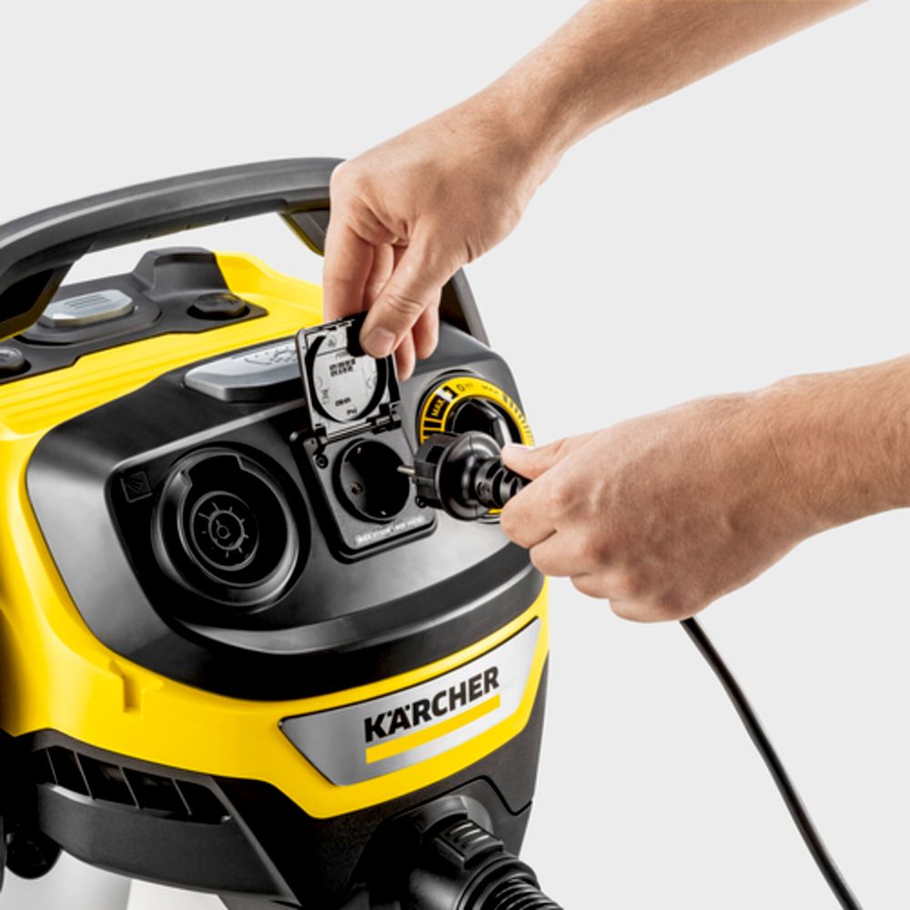 odkurzacz karcher wd6 z gniazdem do podłączenia elektronarzędzi